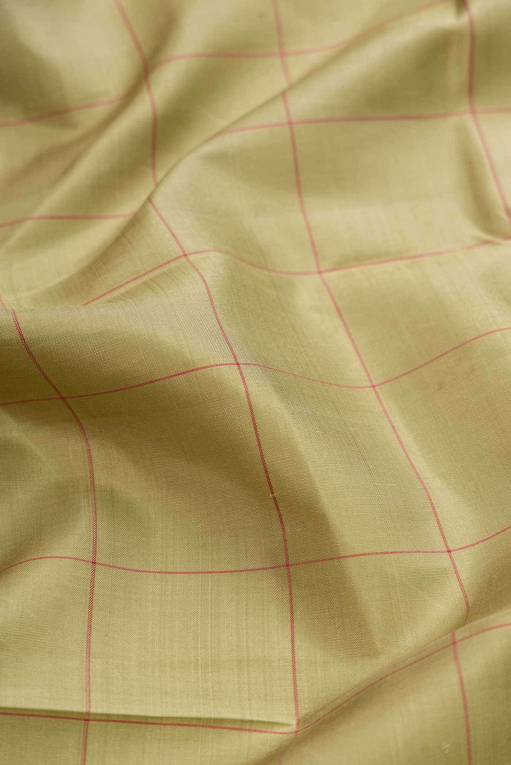 Pure Silk Pure Zari Pista Green Dual Tone Kanchipuram Saree