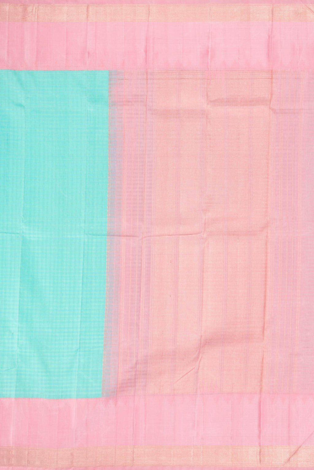 Sky Blue Dual Tone Kanchipuram Silk Saree