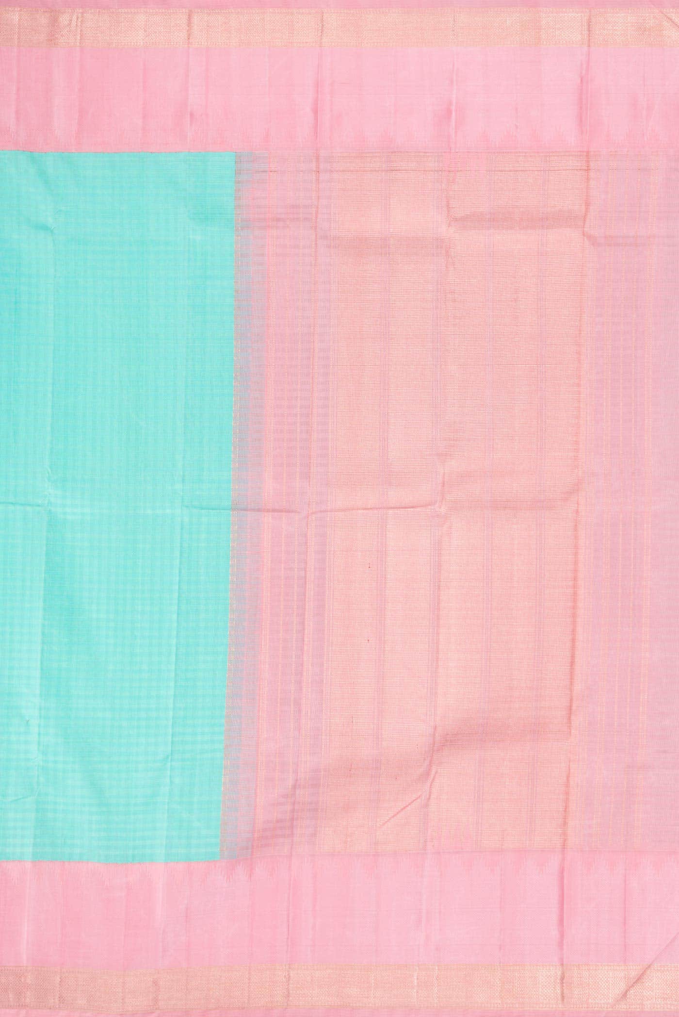 Sky Blue Dual Tone Kanchipuram Silk Saree