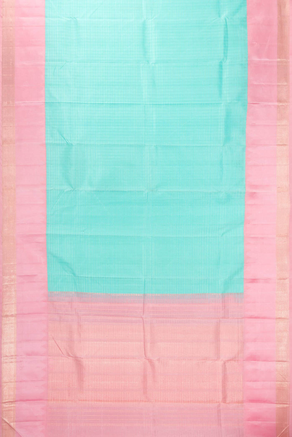 Sky Blue Dual Tone Kanchipuram Silk Saree
