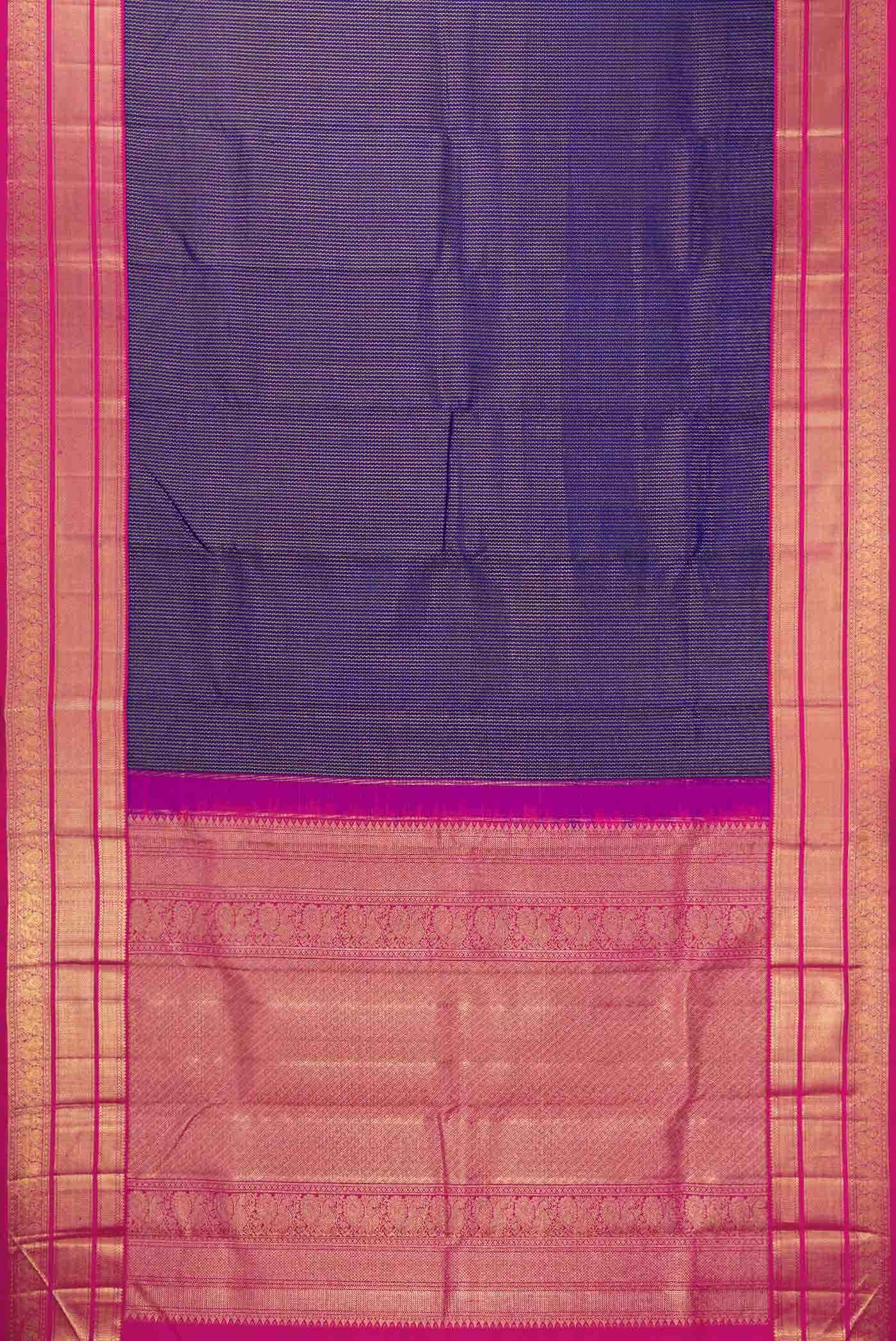 Violet Dual Tone Kanchipuram Silk Saree