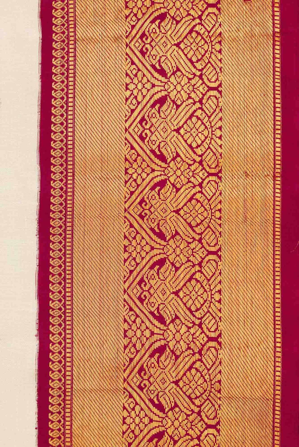 Pure Silk Pure Zari Sandal Dual Tone Kanchipuram Saree