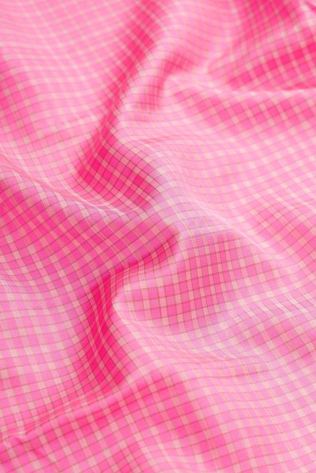 Pure Silk Pure Zari Pink Kanchipuram Saree