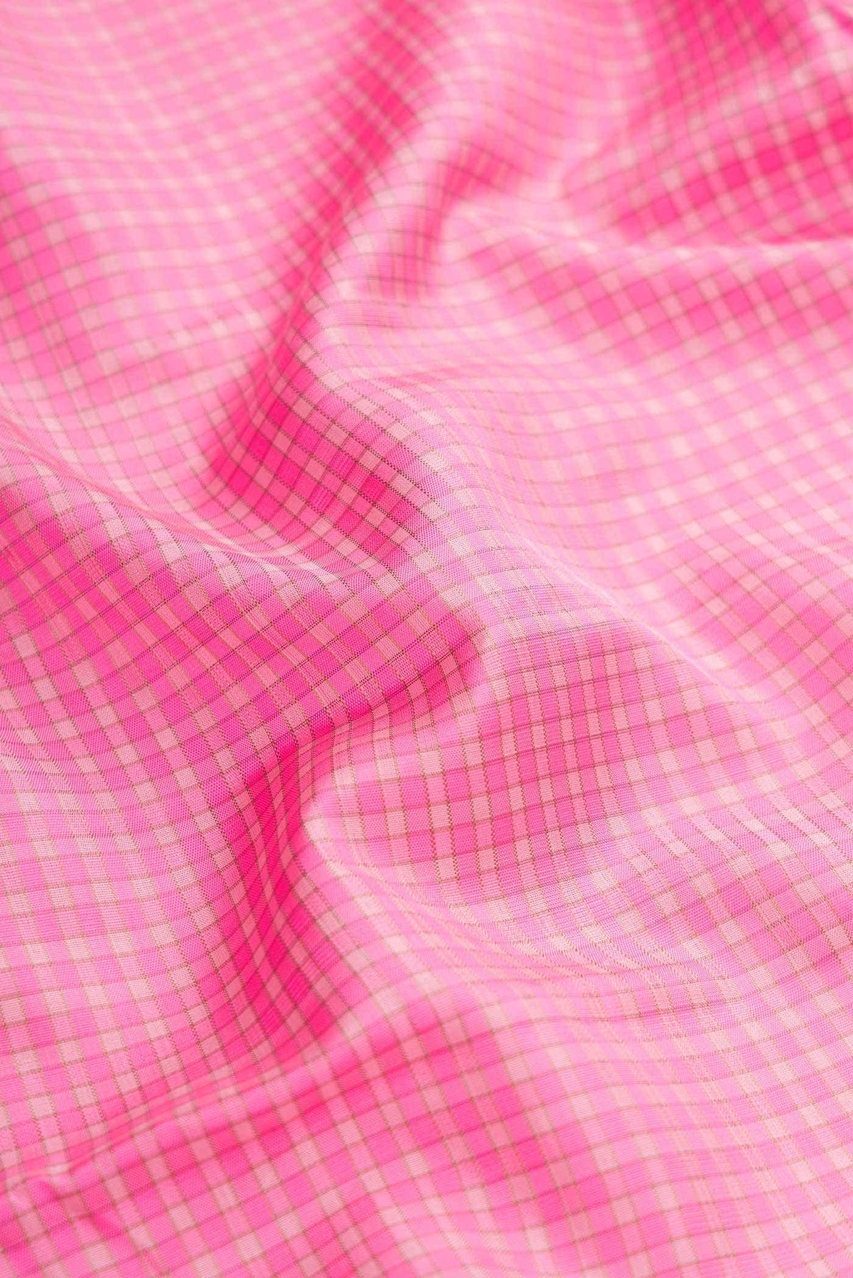 Pure Silk Pure Zari Pink Kanchipuram Saree
