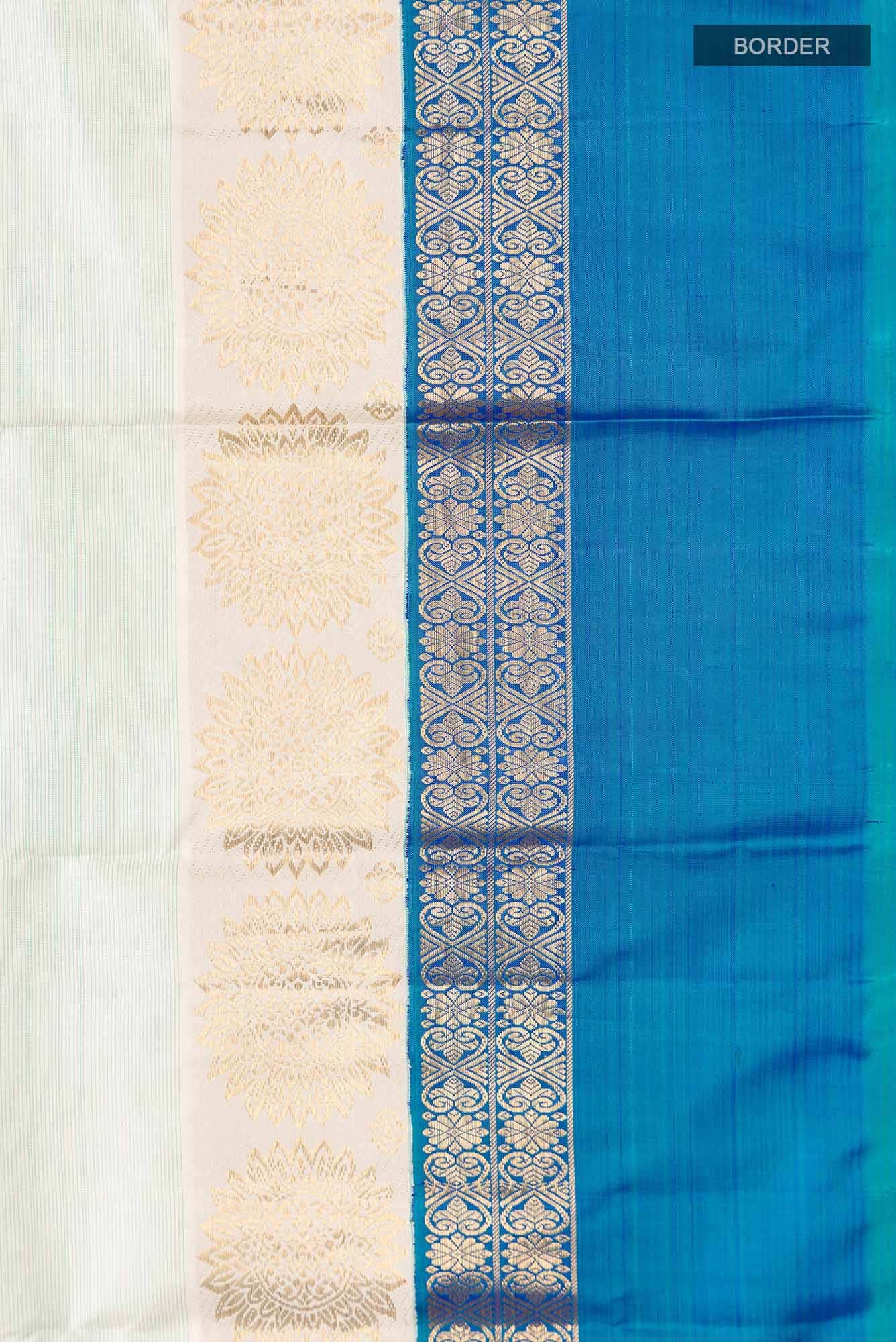 Light Blue Kanchipuram Silk Saree