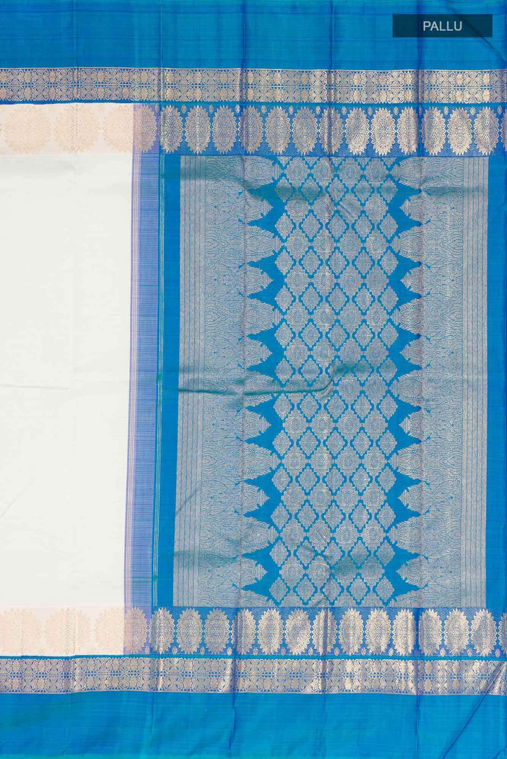 Light Blue Kanchipuram Silk Saree