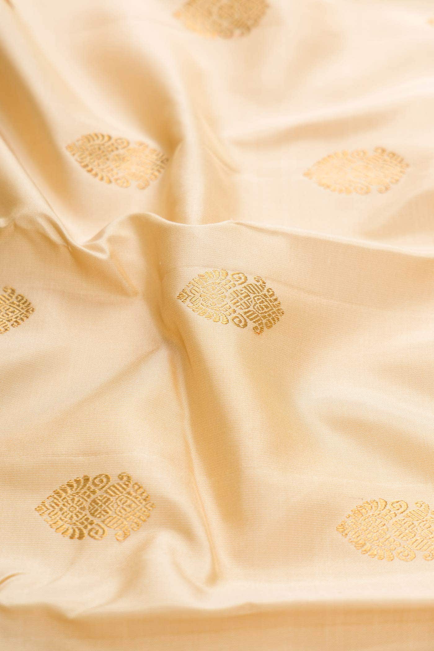 Pure Silk Pure Zari Sandal Kanchipuram Saree