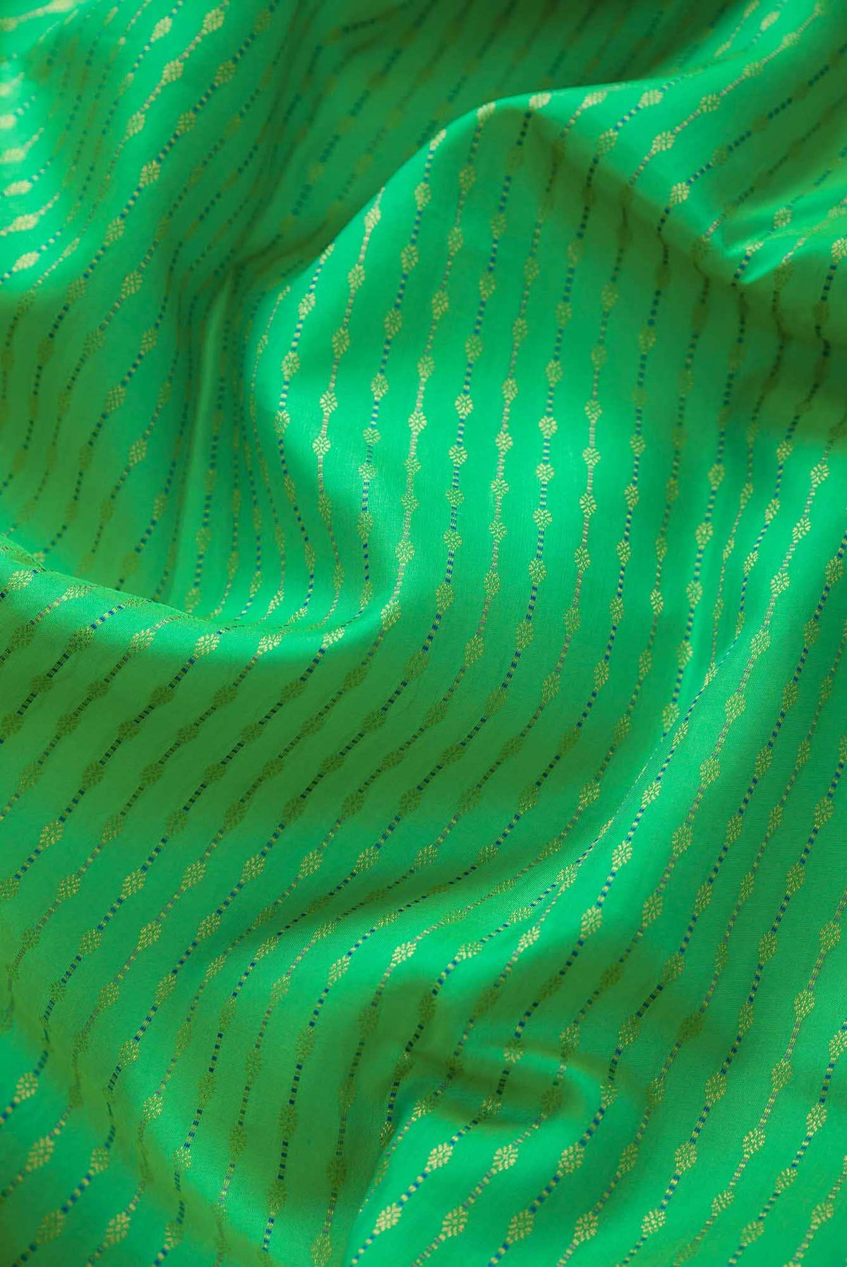 Sea Green Dual Tone Kanjivaram Silk Saree