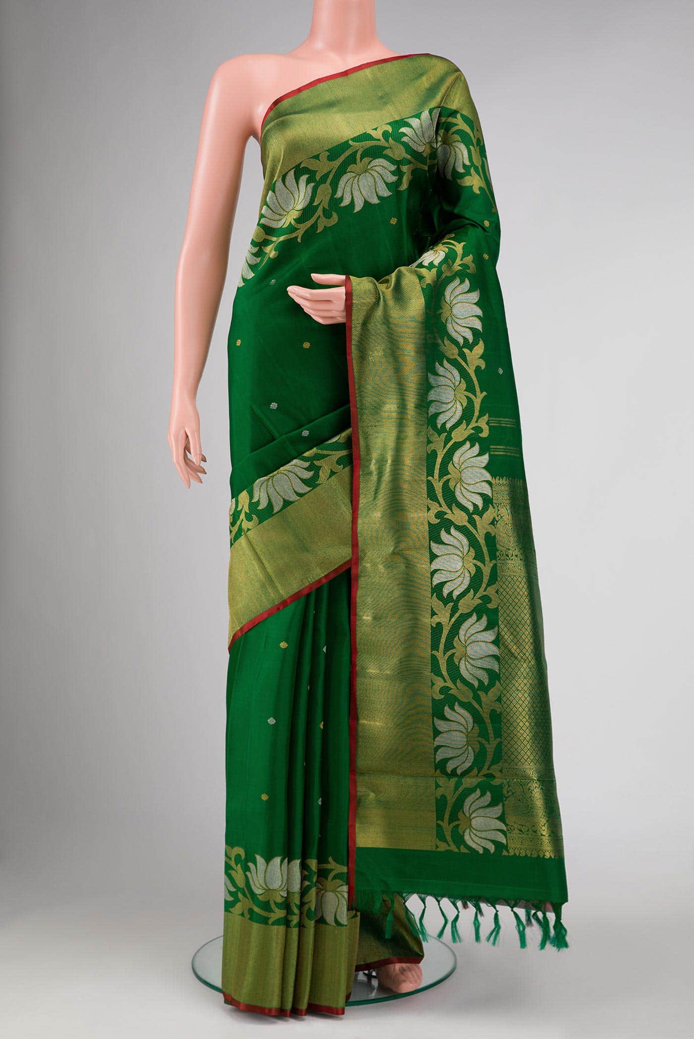 Green Kanchipuram Silk Saree