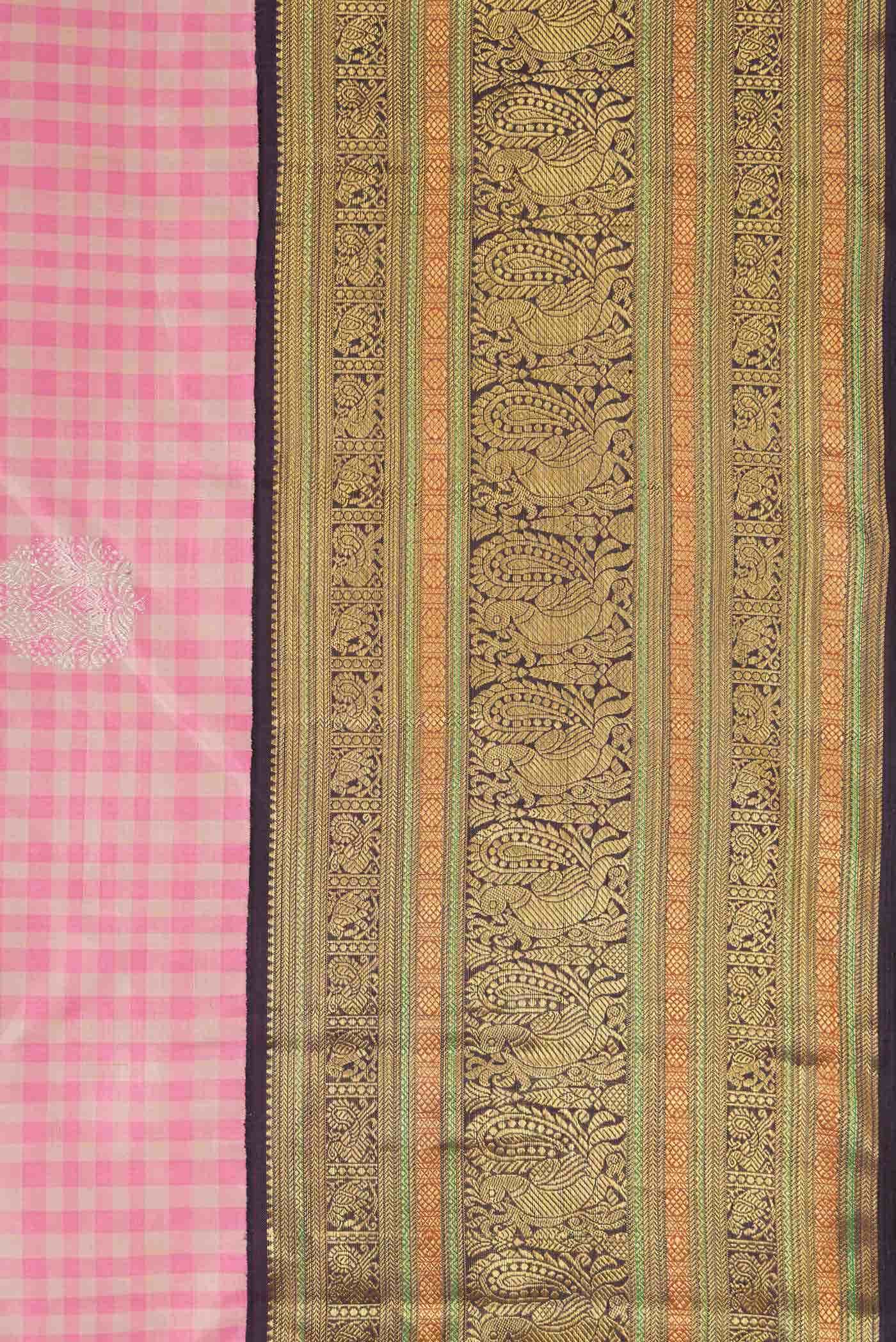 Pure Silk Pure Zari Multi Kanchipuram Saree