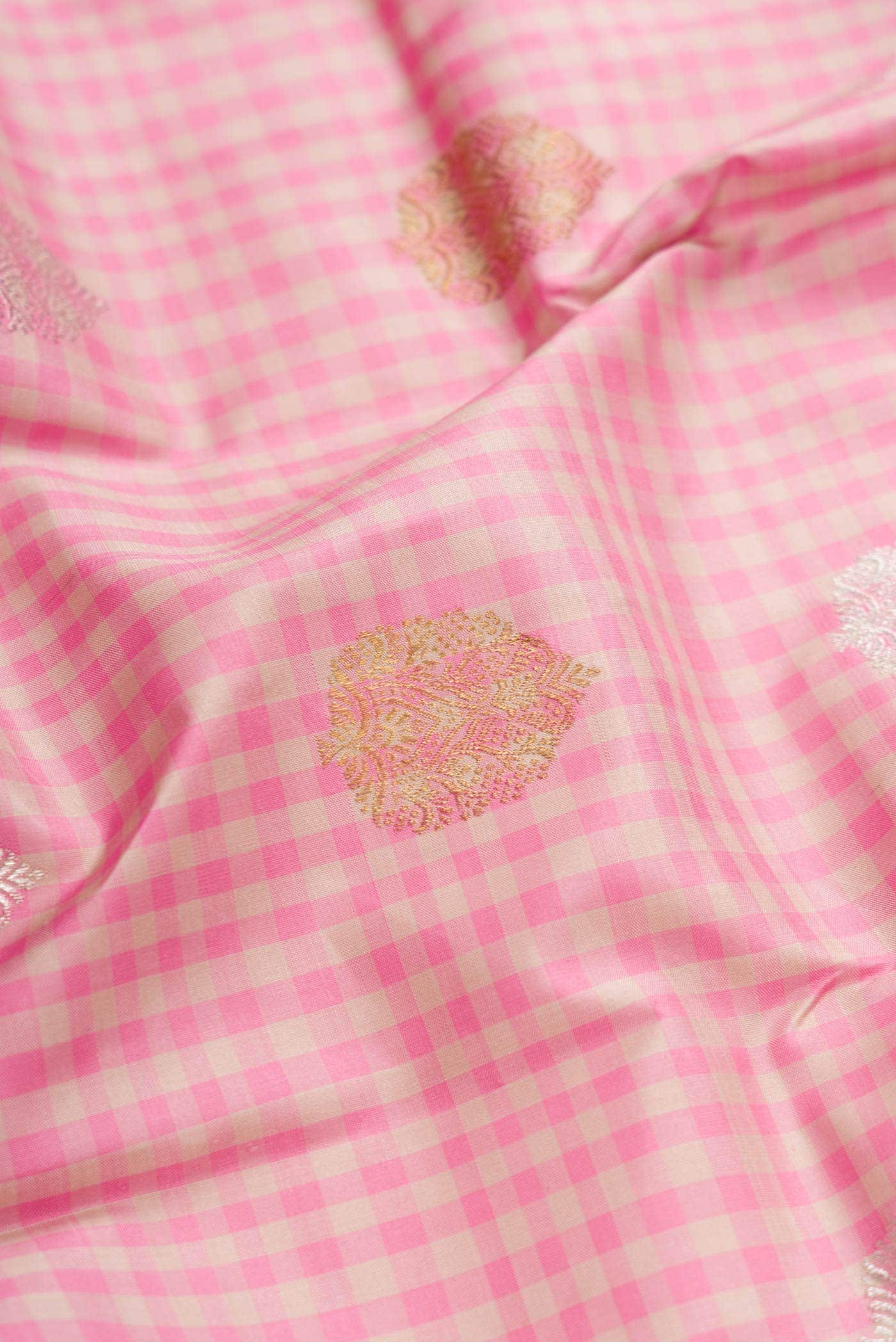 Pure Silk Pure Zari Multi Kanchipuram Saree