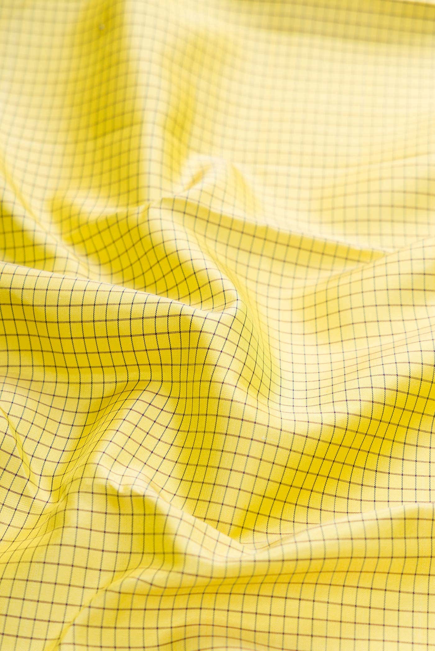 Yellow Dual Tone Kanchipuram Silk Saree