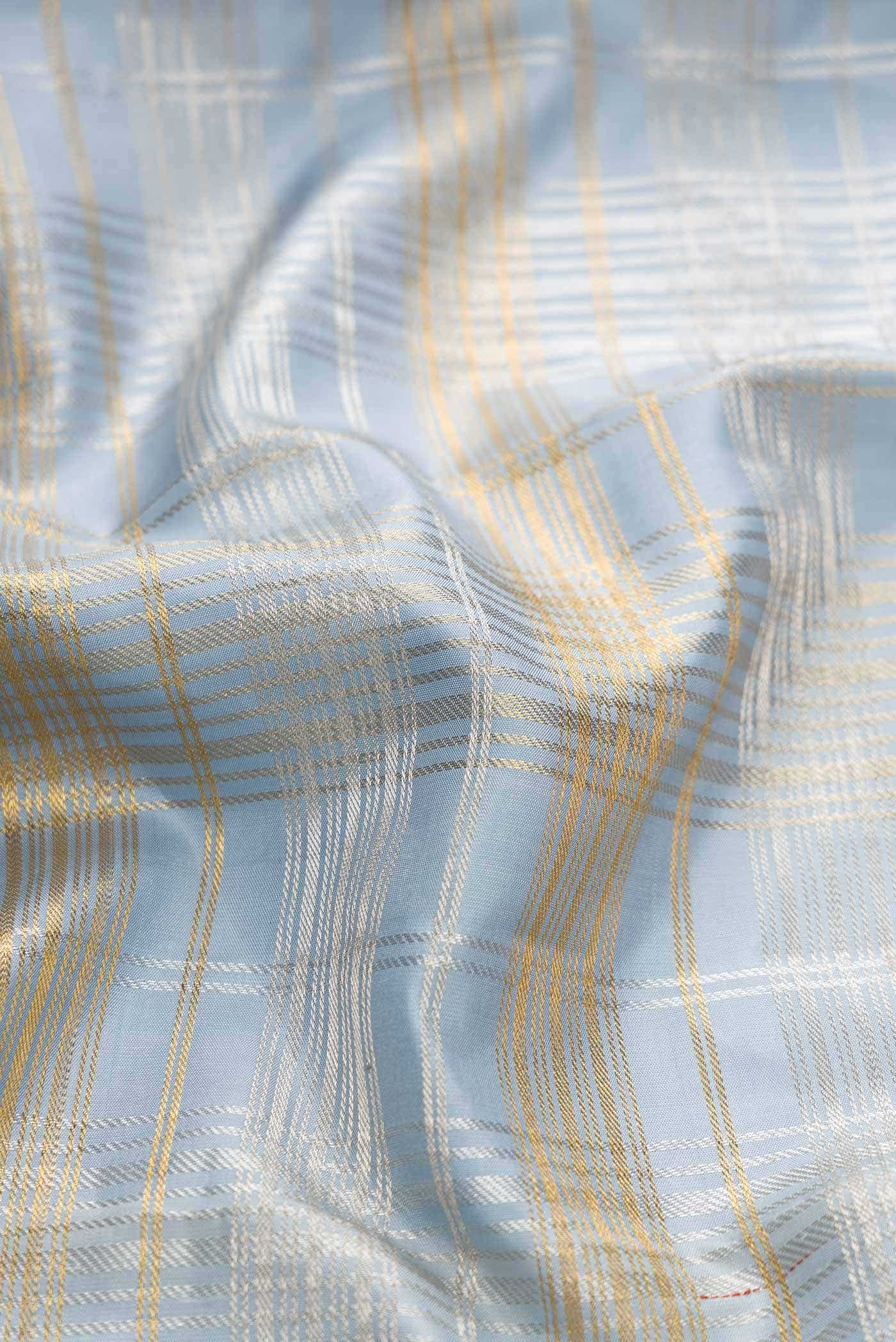 Grey Kanchipuram Silk Saree