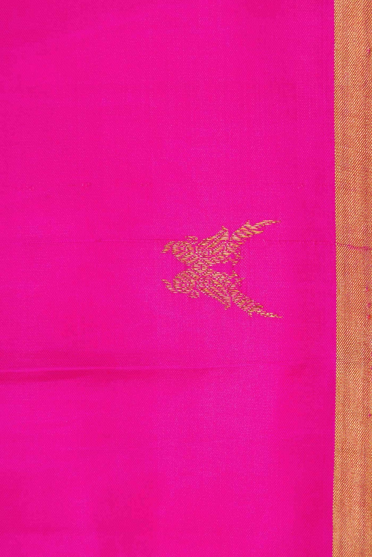 Pink Dual Tone Kanjivaram Silk Saree