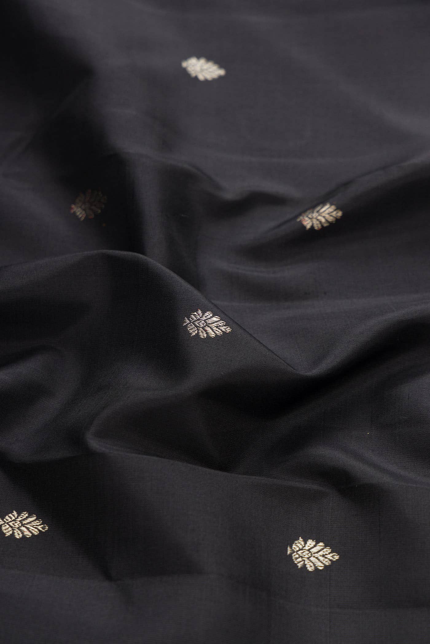Black Kanchipuram Silk Saree