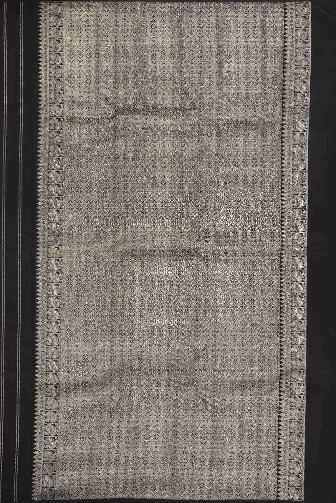 Black Kanchipuram Silk Saree