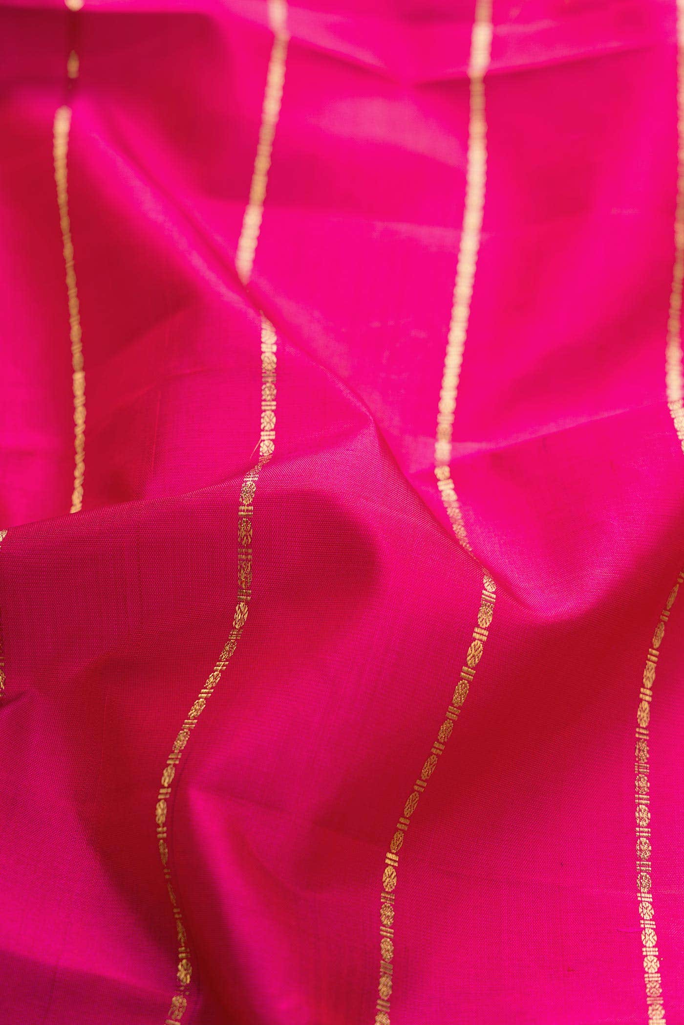 Pure Silk Pure Zari Pink Kanchipuram Saree