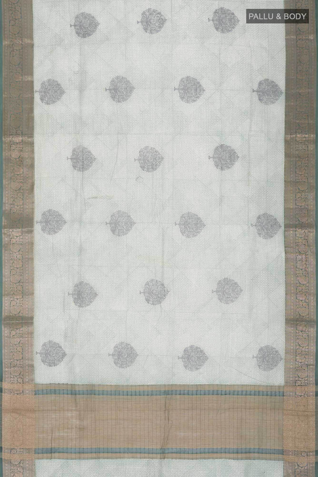 Green Chanderi Silk Cotton Saree
