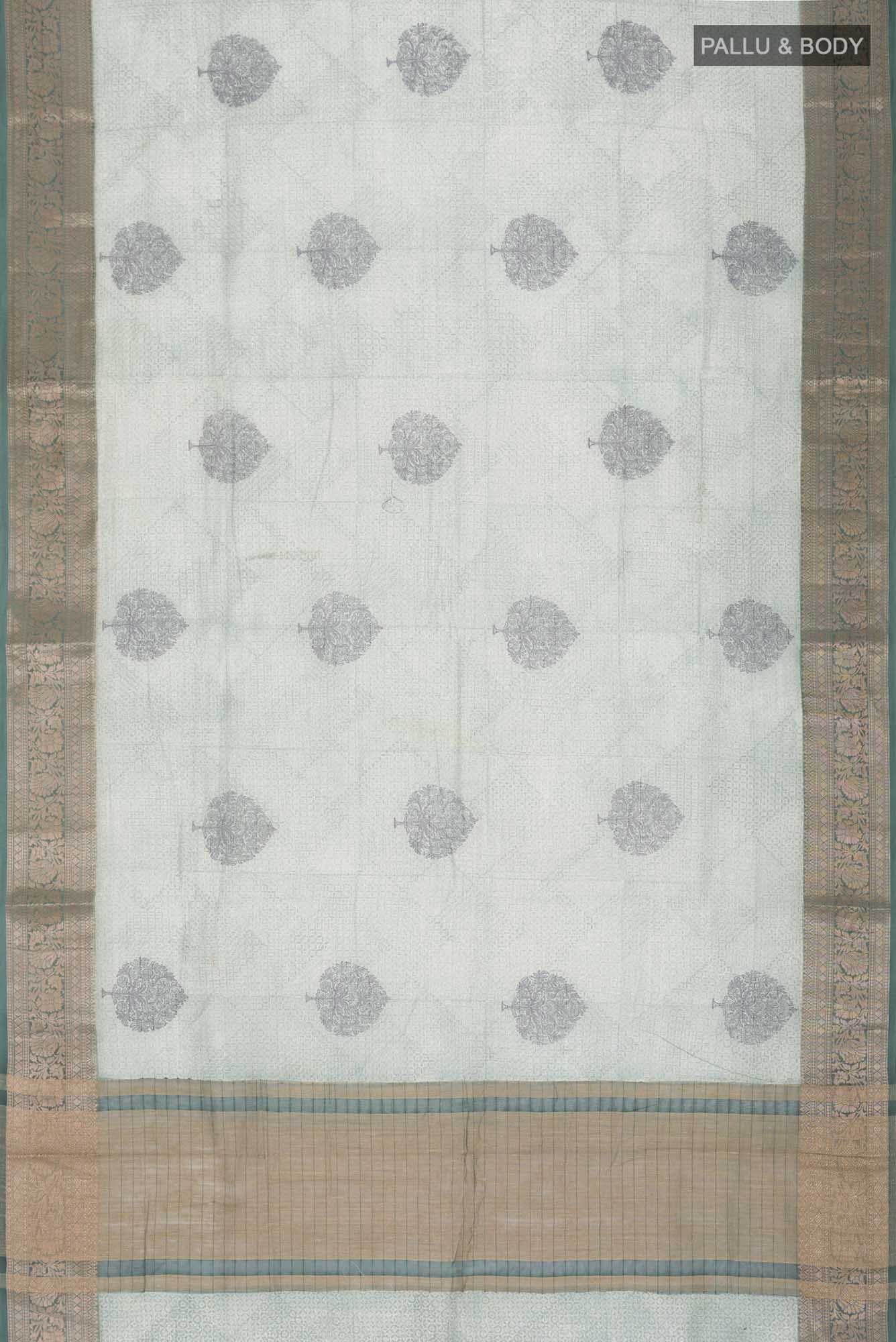Green Chanderi Silk Cotton Saree