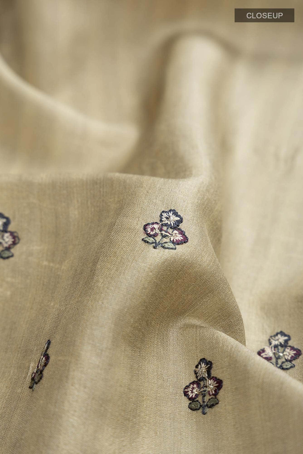 Sage Green Bhagalpuri Tussar Silk Saree