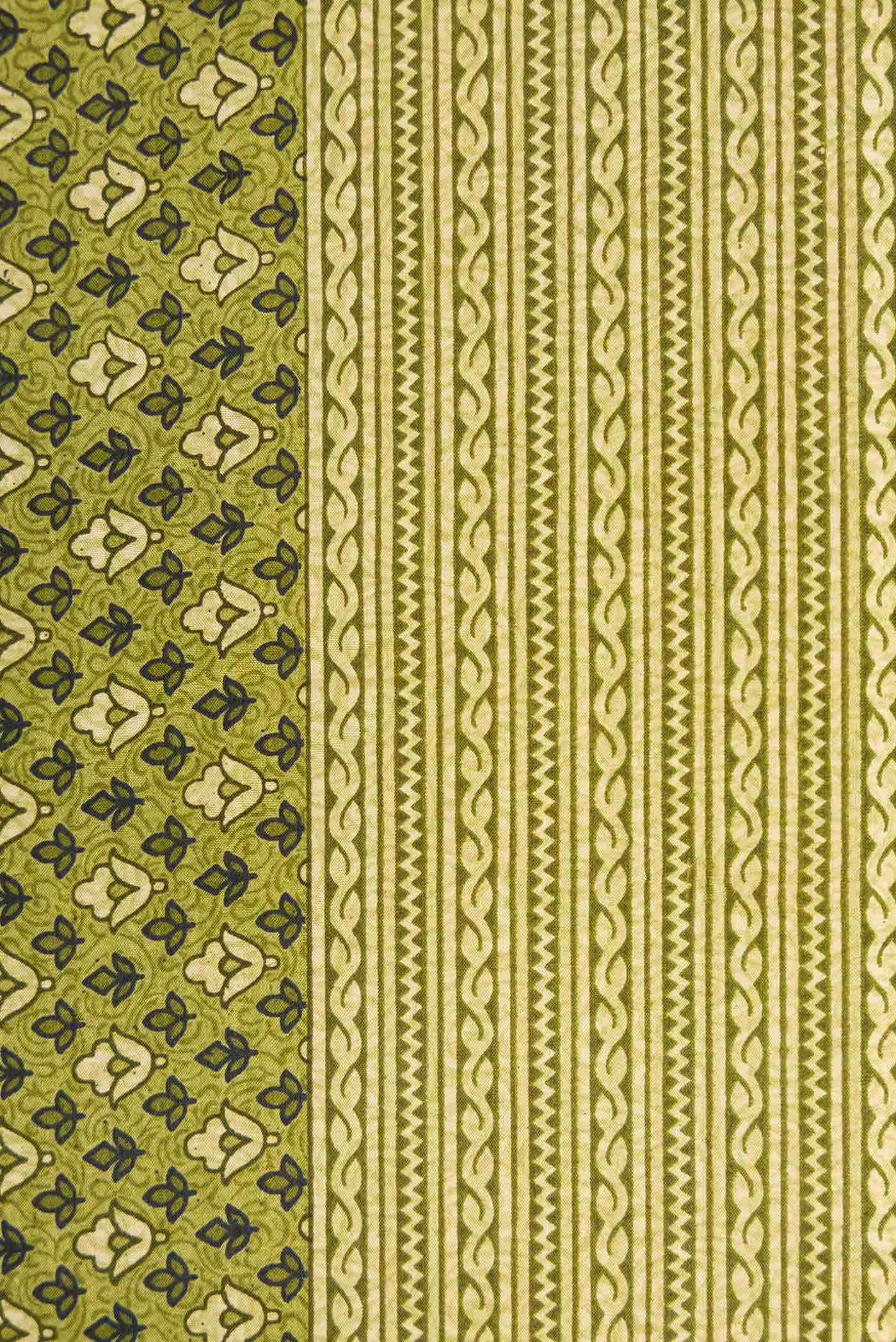 Green Dual Tone Printed Silk Saree