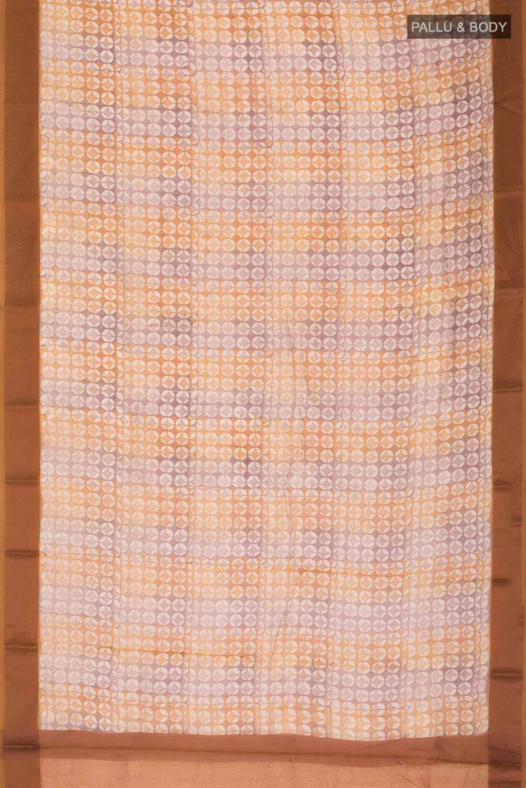 Mustard Chanderi Silk Cotton Saree