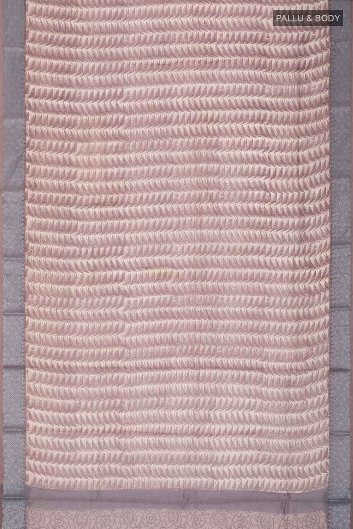 Mauve Chanderi Silk Cotton Saree