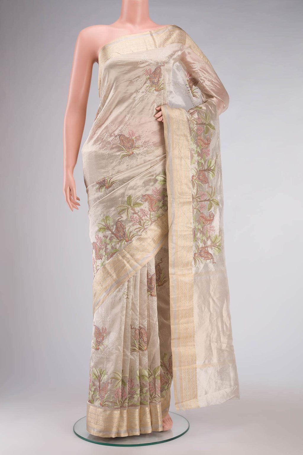 Gold Tissue Silk Saree