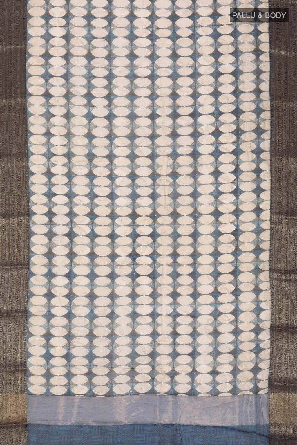 Blue Chanderi Silk Cotton Saree
