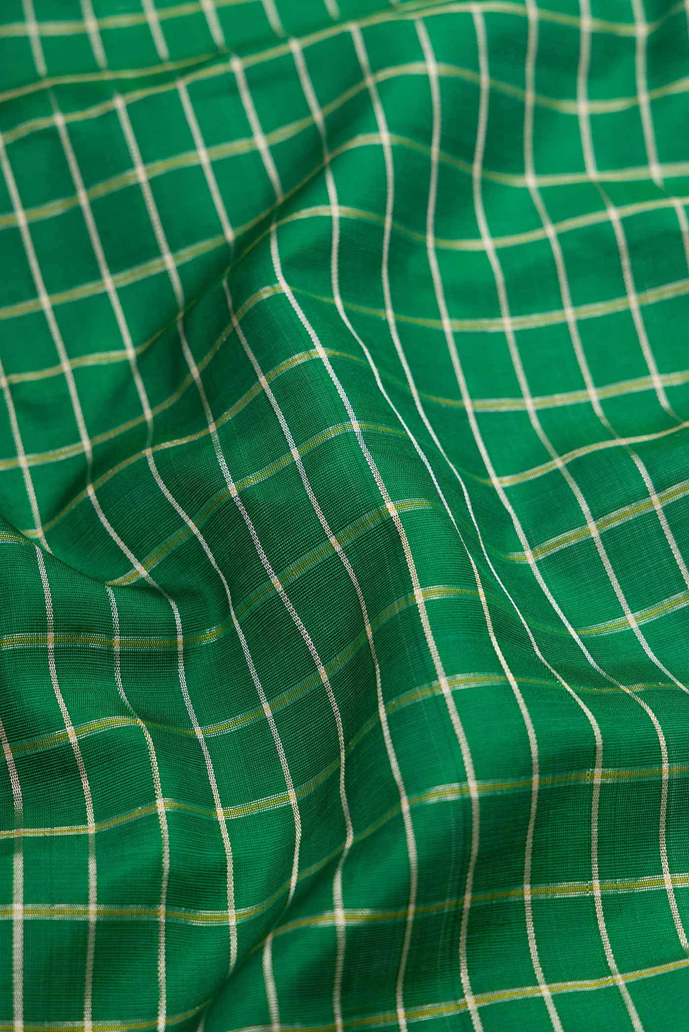Green Gadwal Silk Saree