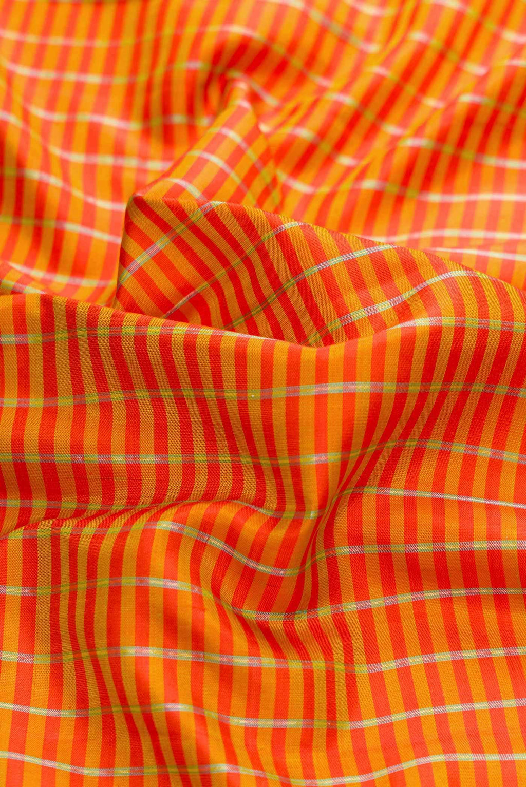 Mustard Dual Tone Gadwal Silk Saree