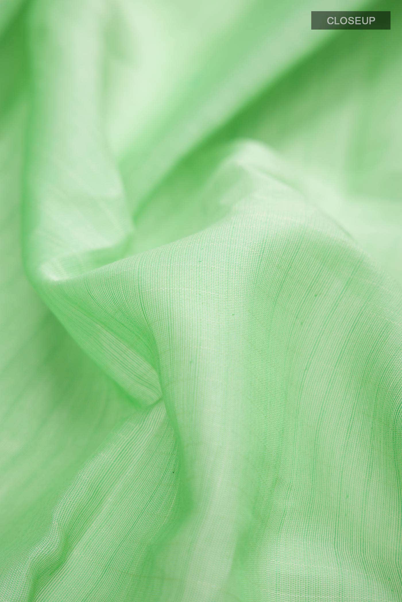 Green Gadwal cotton Saree