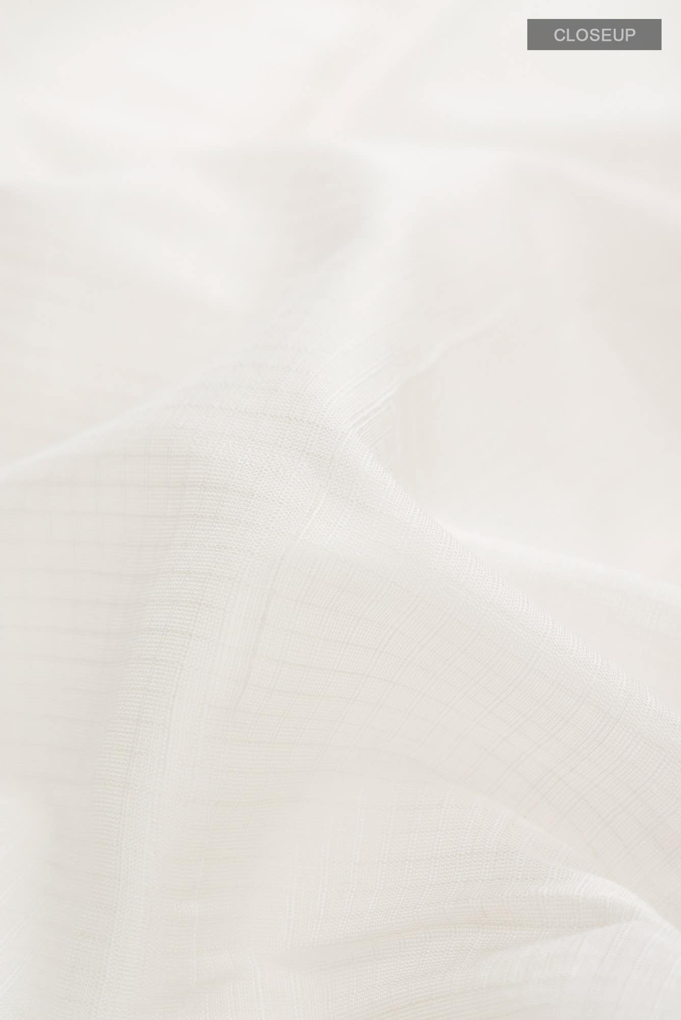 White Cotton Saree