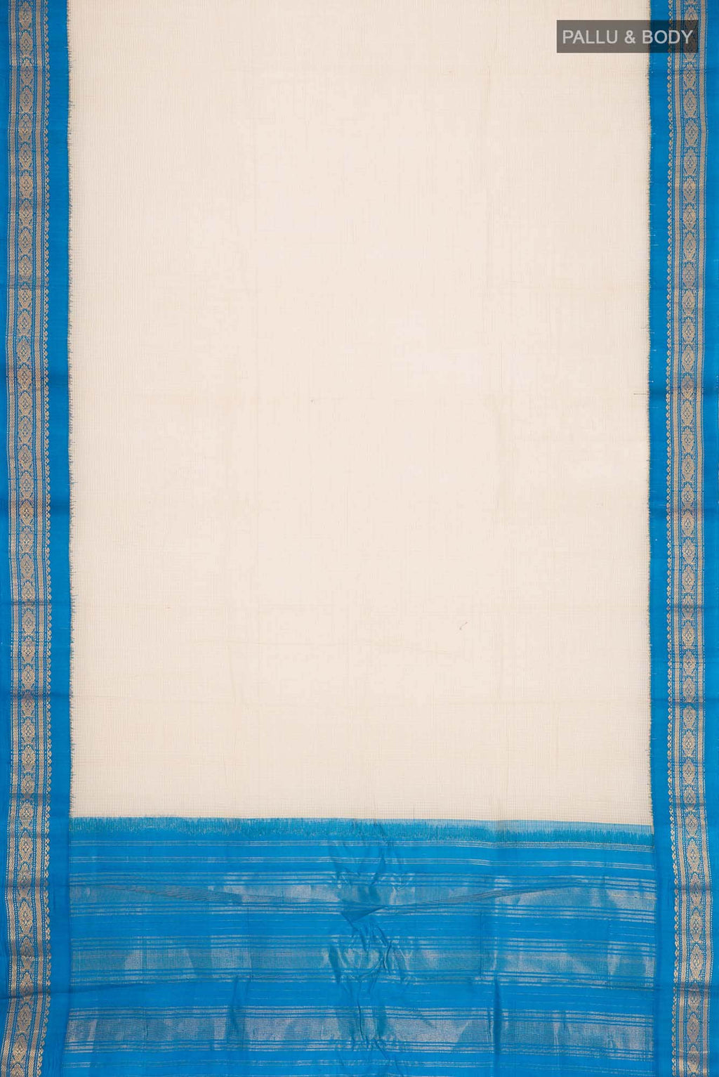 Beige Gadwal cotton Saree