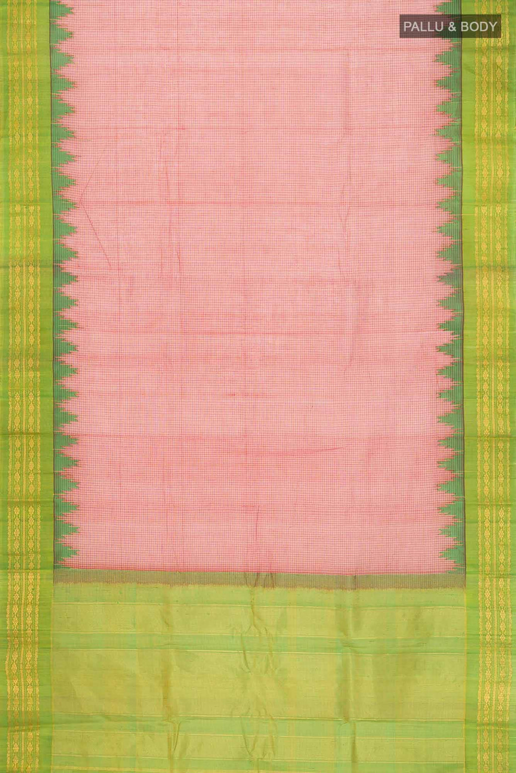 Maroon Gadwal cotton Saree