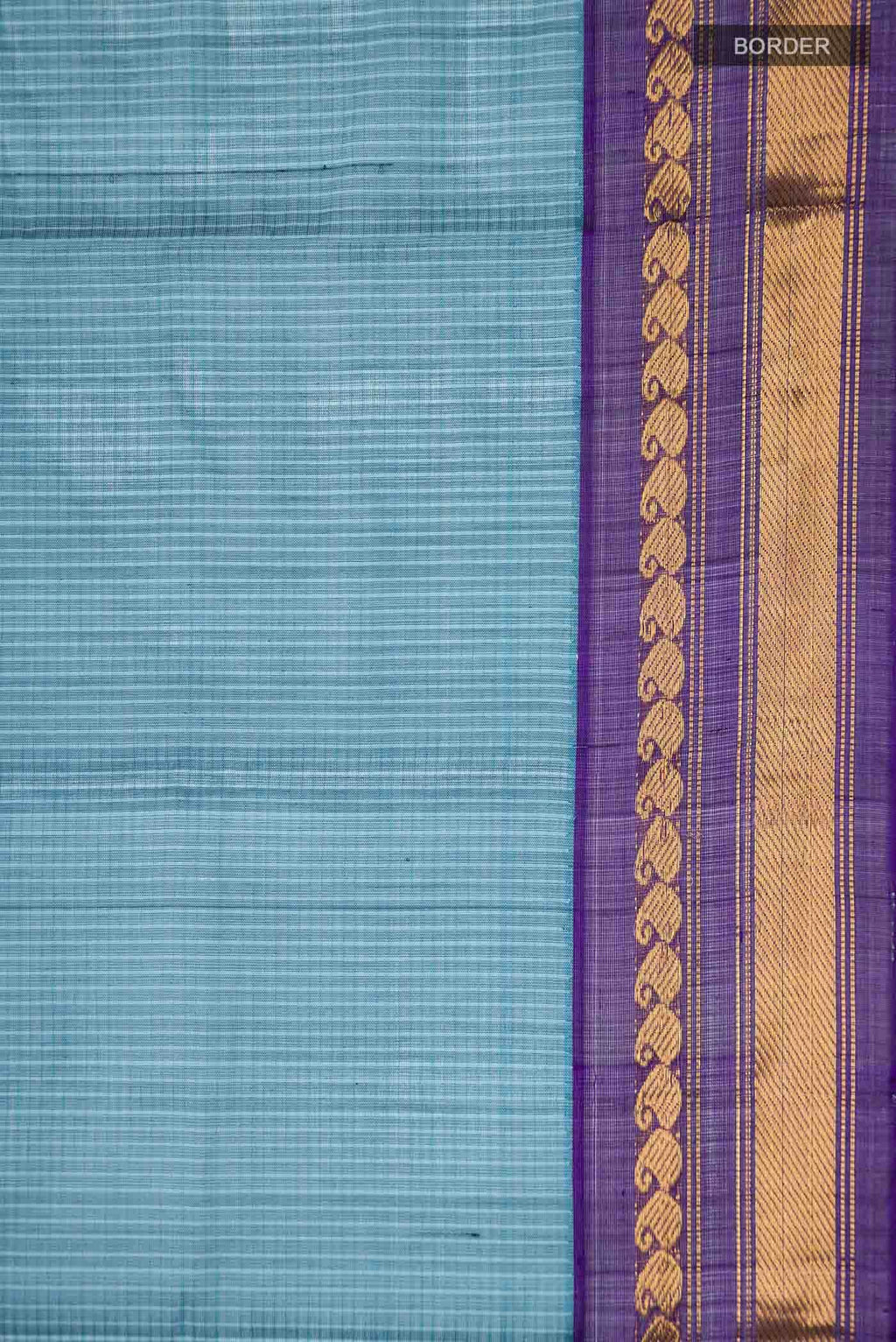 Blue Gadwal cotton Saree