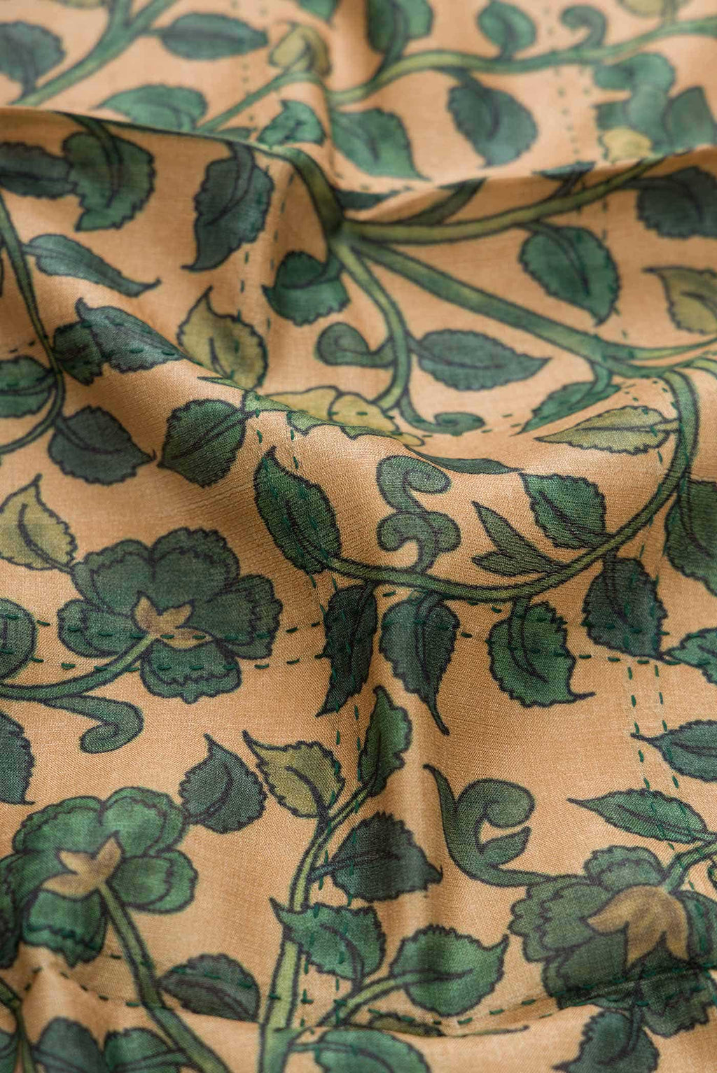 Sandal Tussar Silk Saree