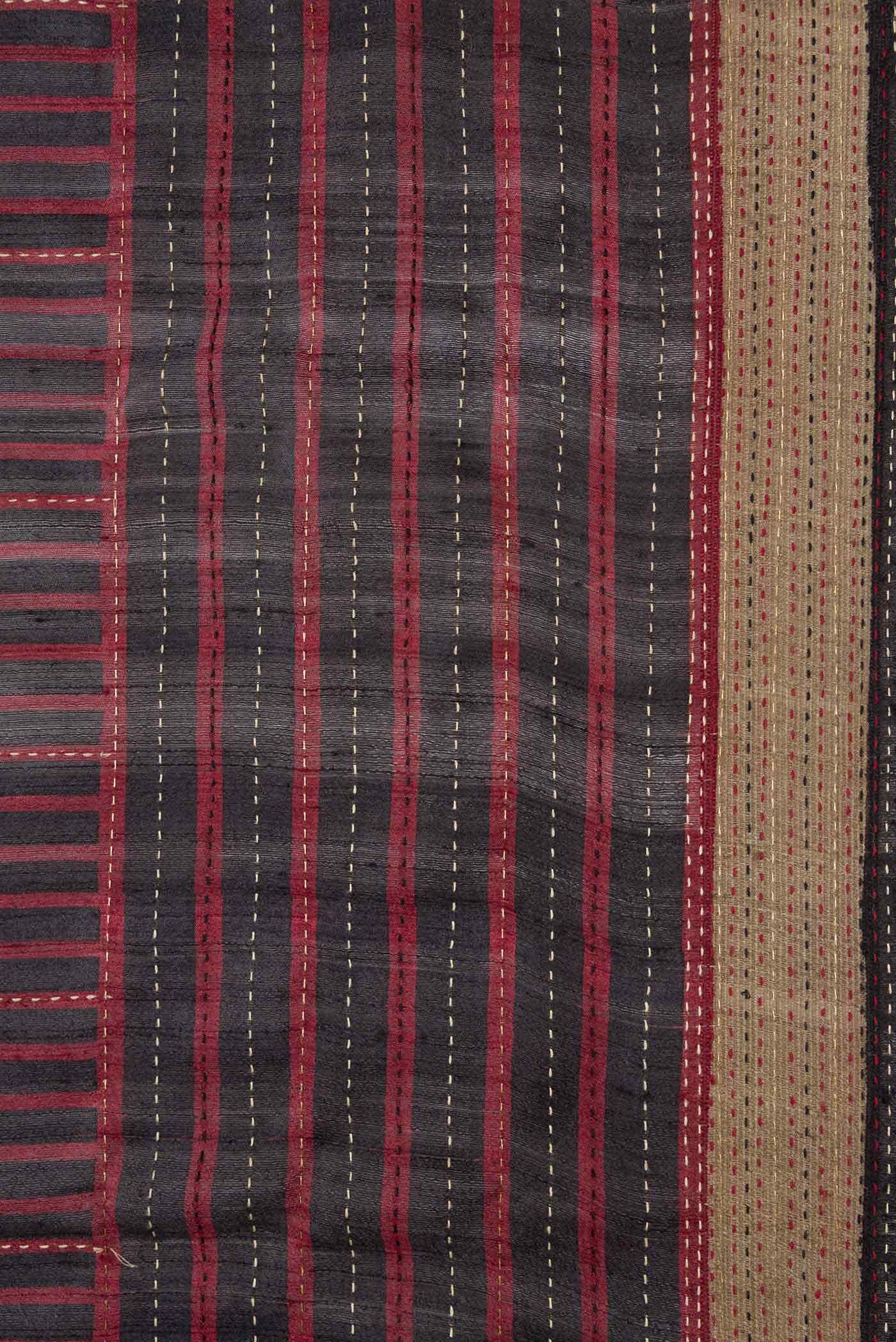 Black Tussar Silk Saree