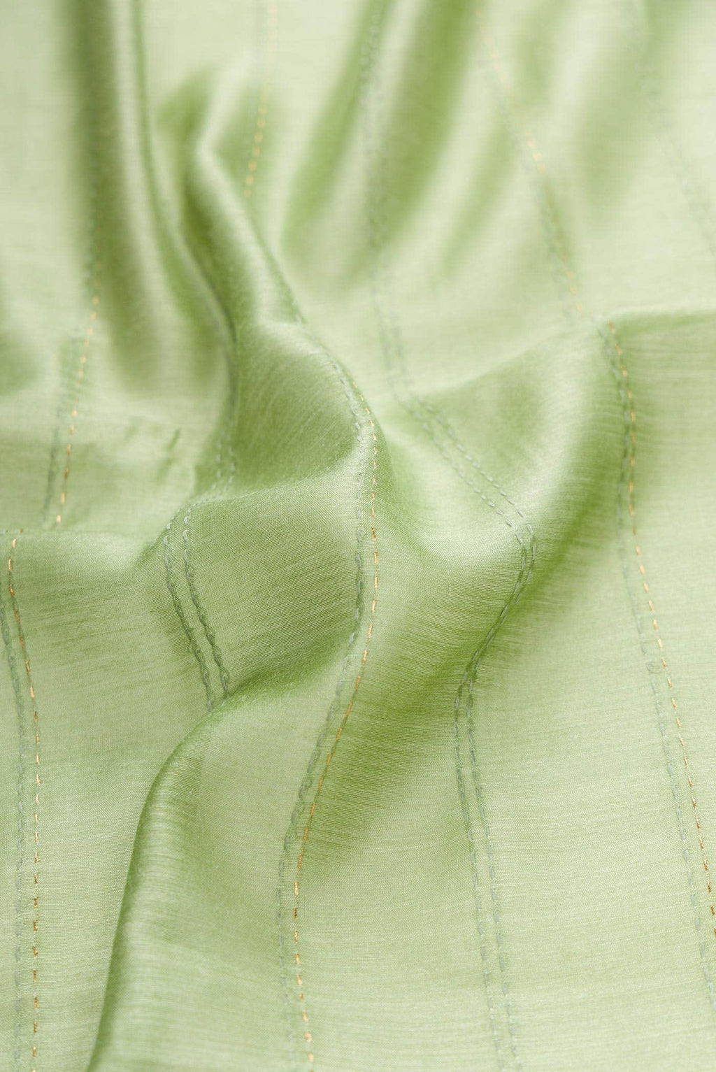 Green Dual Tone Tussar Silk Saree