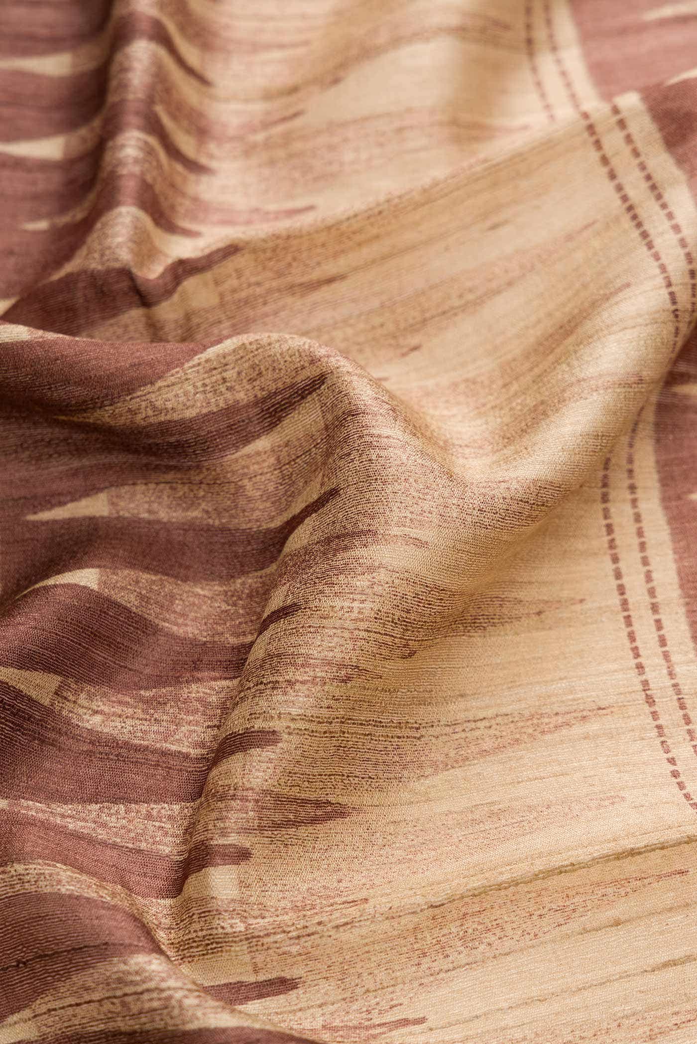 Multi Tussar Silk Saree