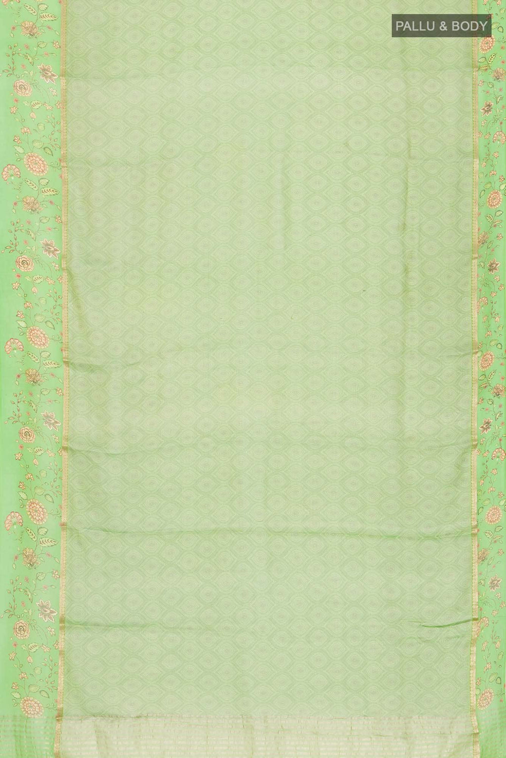 Green Mysore Georgette Saree