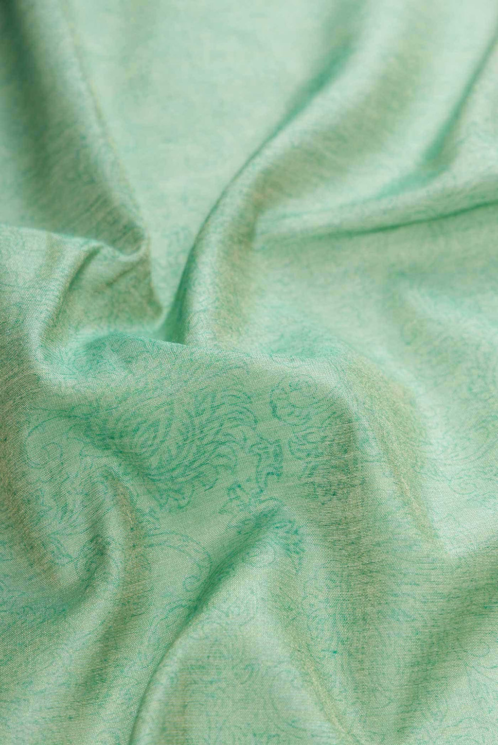 Light Green Tussar Silk Saree