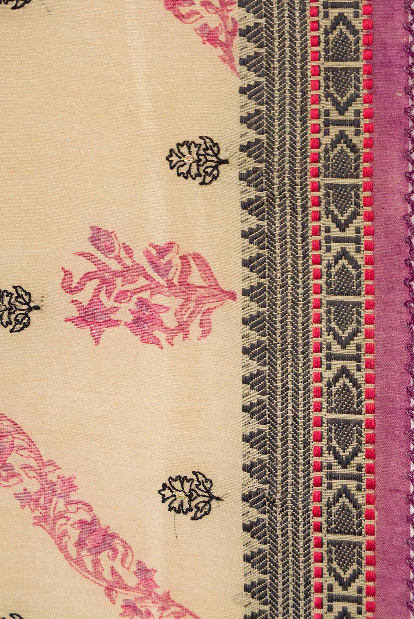 Sandal Tussar Silk Saree