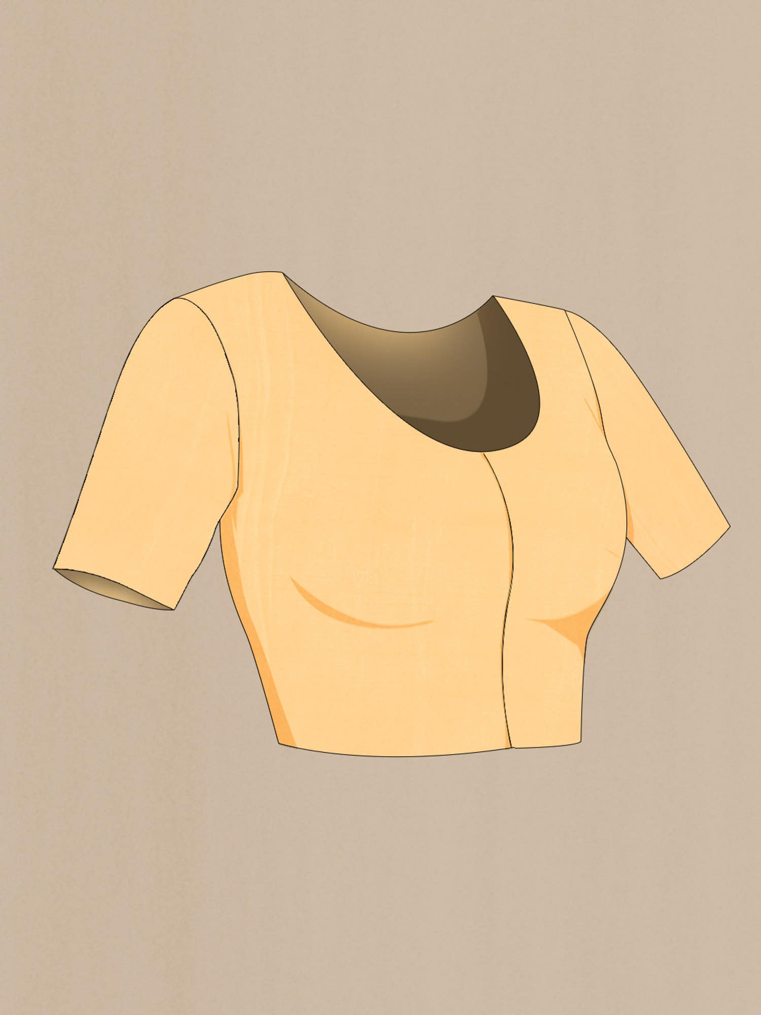 Yellow Chiffon Saree