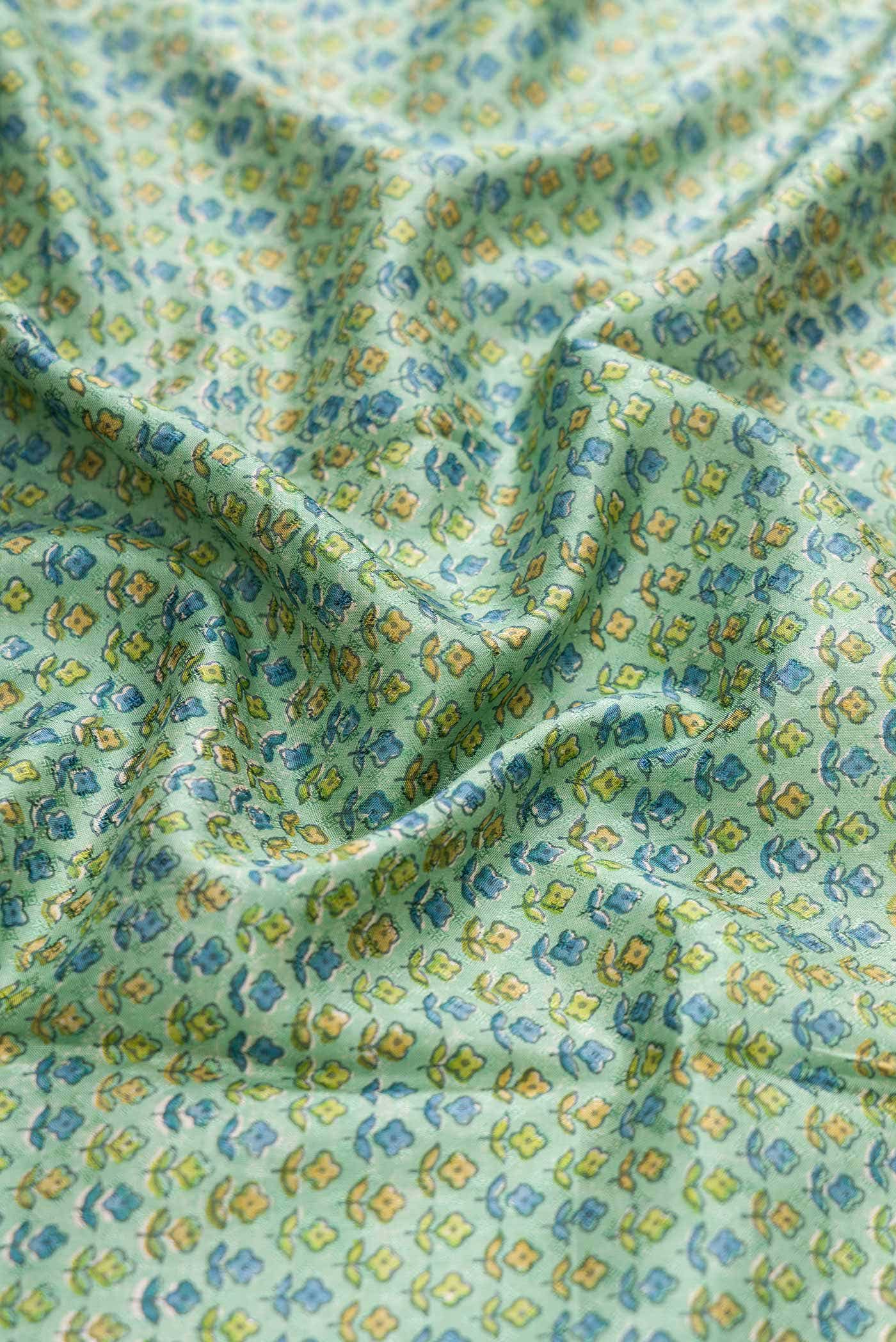 Light Green Kanchipuram Silk Saree