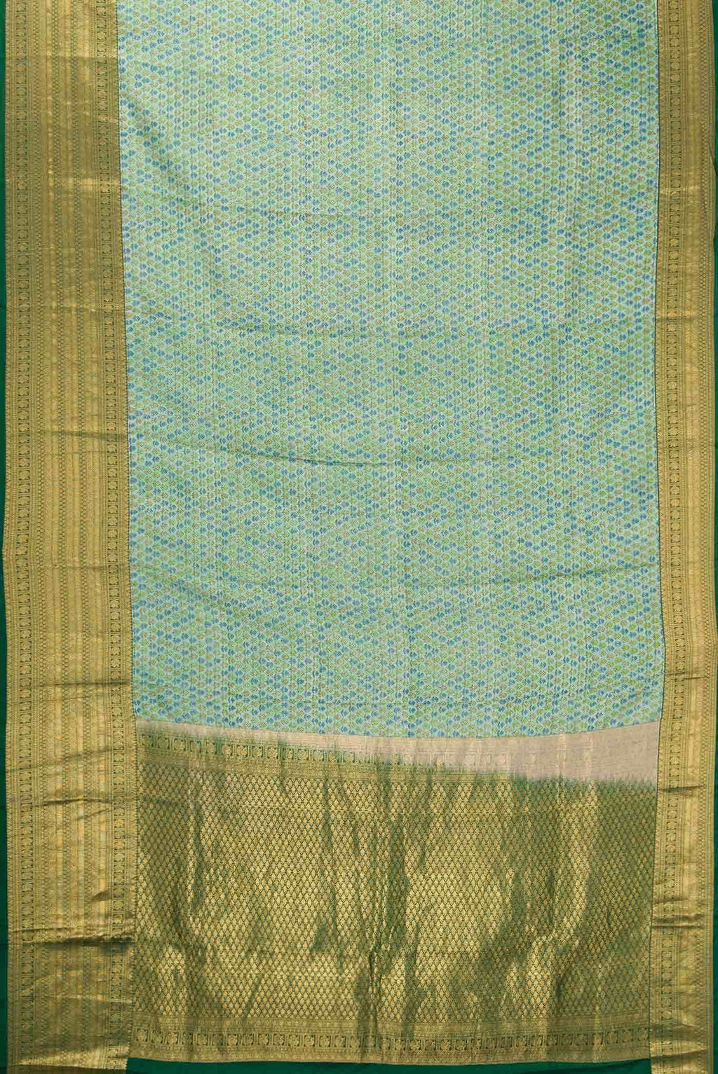 Light Green Kanchipuram Silk Saree