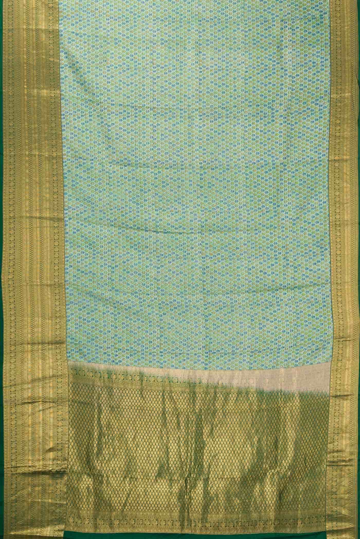 Light Green Kanchipuram Silk Saree