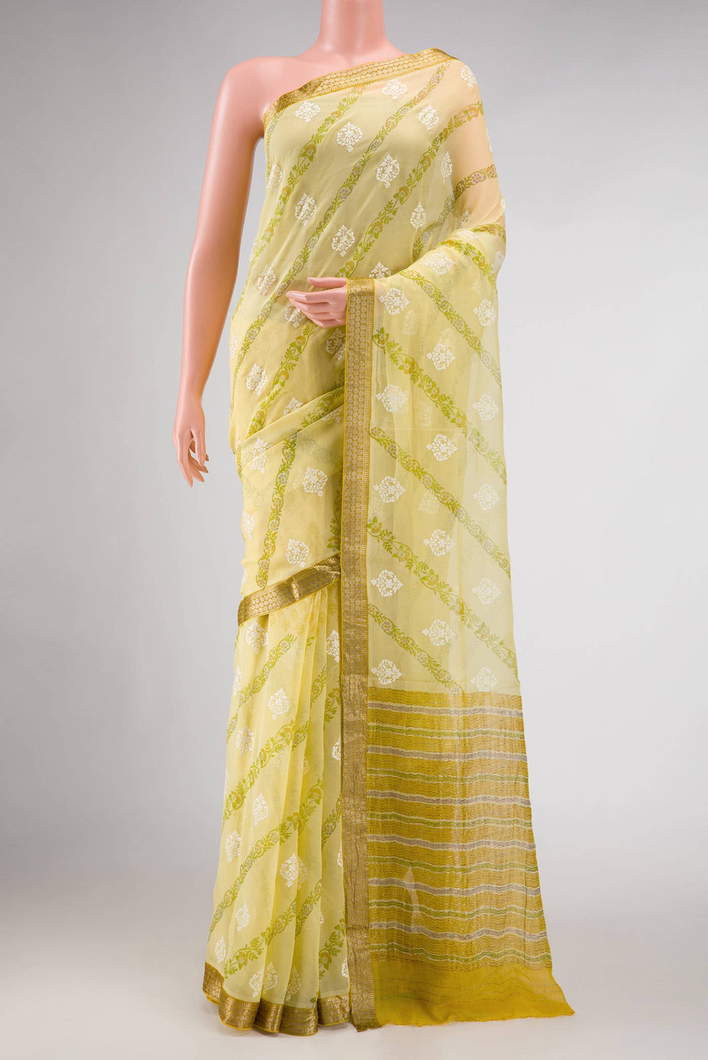 Sandal Mysore Georgette Saree