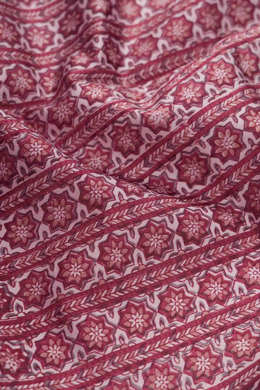 Dark Mauve Dual Tone Tussar Silk Saree