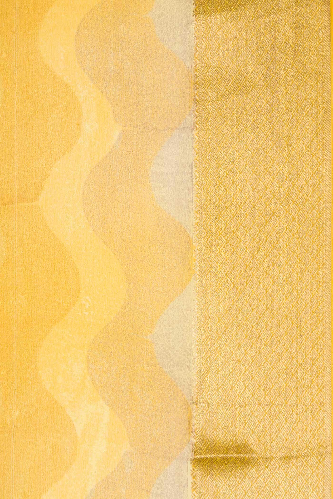 Mustard Mysore Georgette Saree